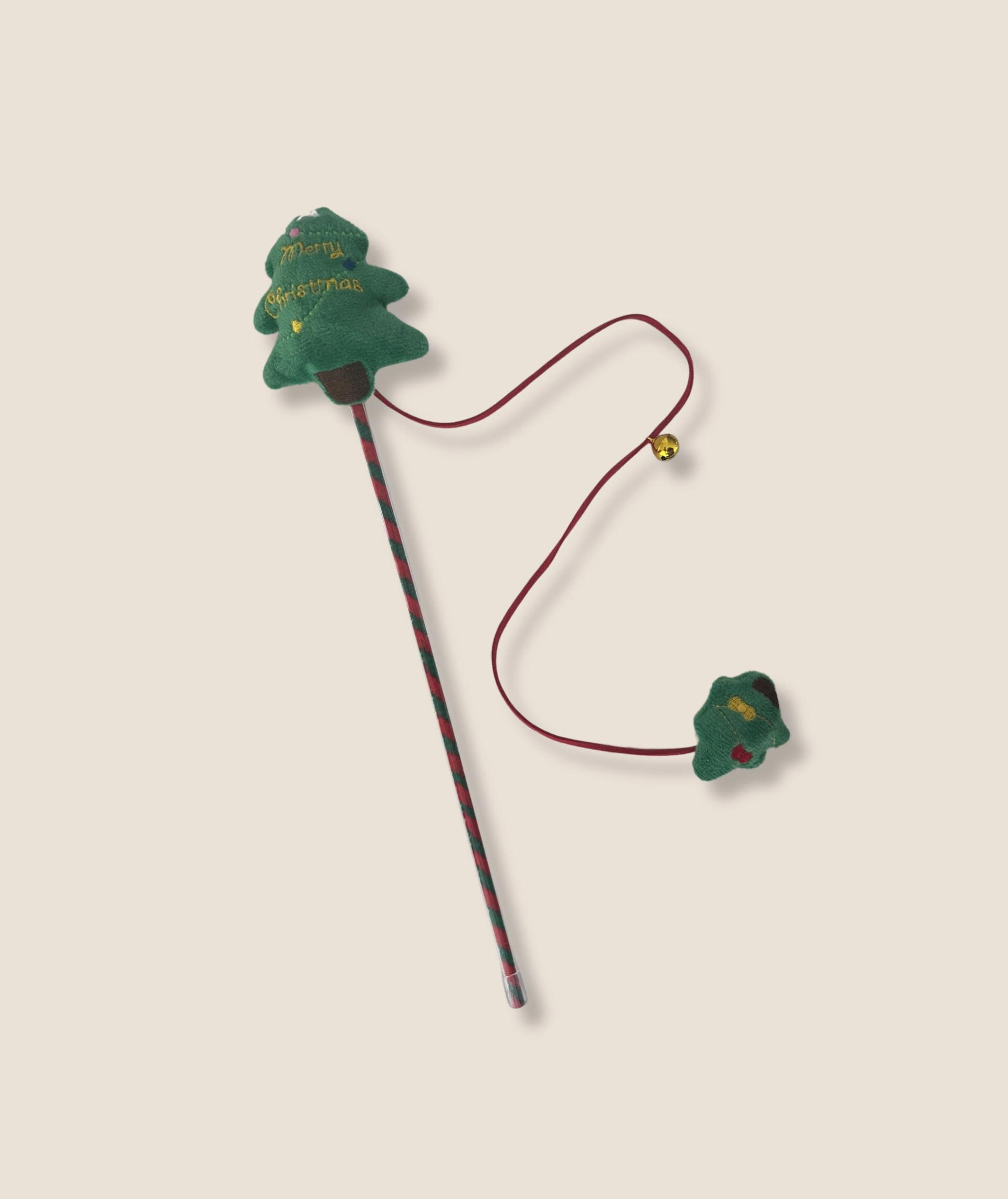 Holly Jolly Cat Teaser Stick